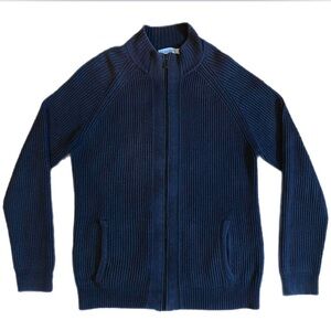 Vintage Grey Calvin Klein Zip Up Sweater